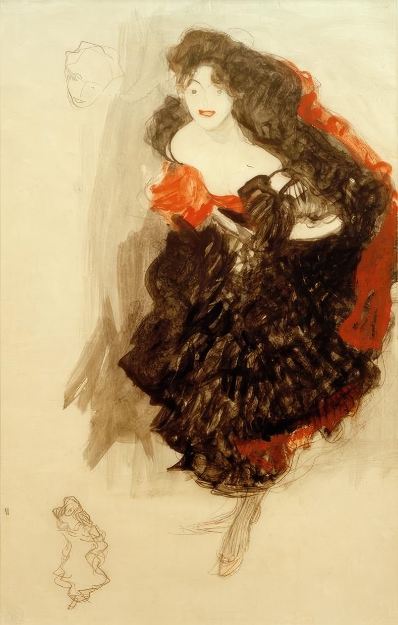 Tanulmány Juditról II alkotó: Gustav Klimt