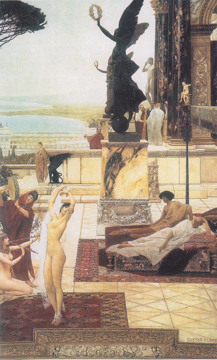 Színház Taorminában alkotó: Gustav Klimt