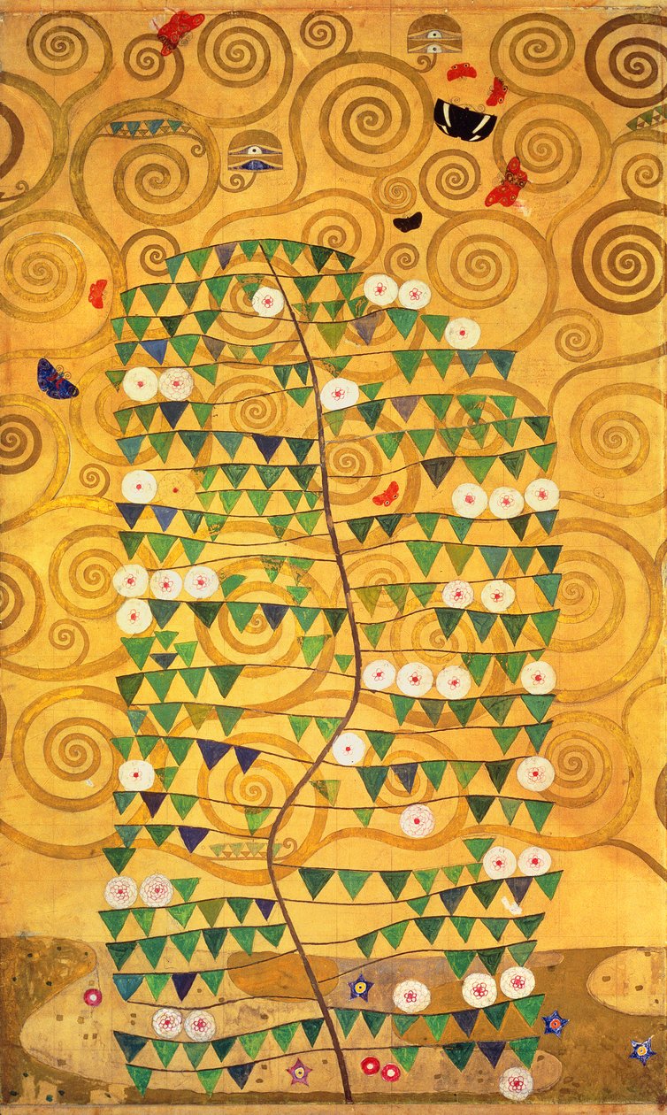Életfa (Stoclet Frieze) alkotó: Gustav Klimt