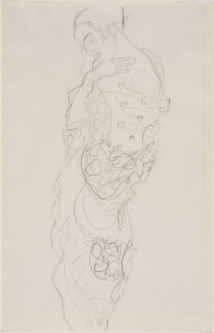 Nő Kimonóban, bal válla csupasz alkotó: Gustav Klimt