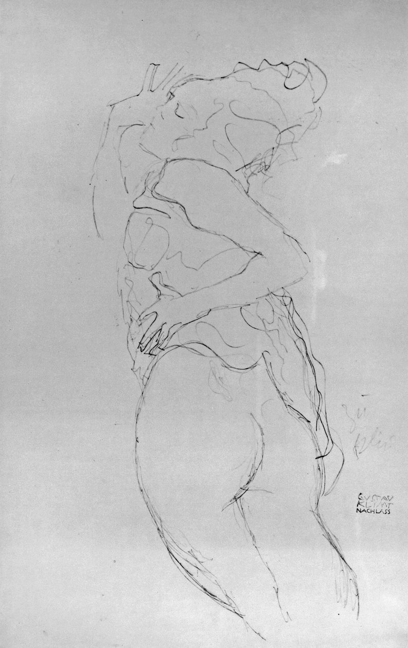 Fiatal nő, 1917 alkotó: Gustav Klimt