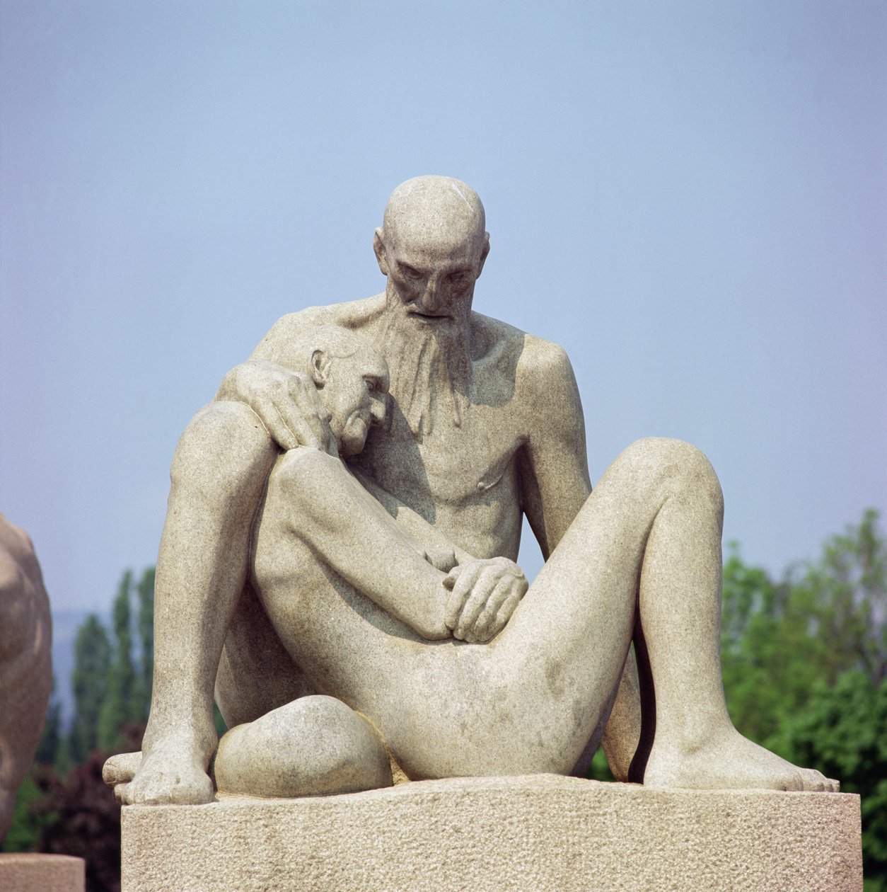 Öregség (gránit) alkotó: Gustav Vigeland