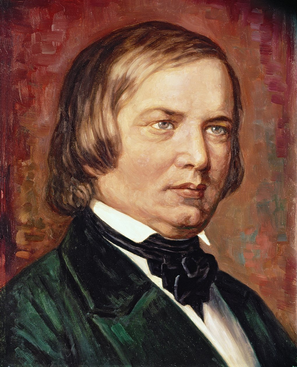 Robert Schumann (1810-1856) portréja alkotó: Gustav Zerner