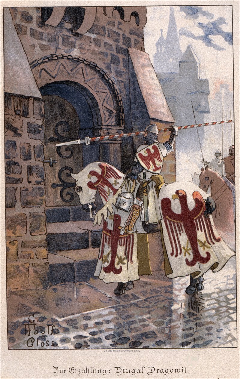 Dragovit – Dragovit (8 m ccl) Roi dos Valets (Veltabes houn Wiltses) Par Klauss, Gustave Adolphe (1864-1938) alkotó: Gustav Adolf Closs