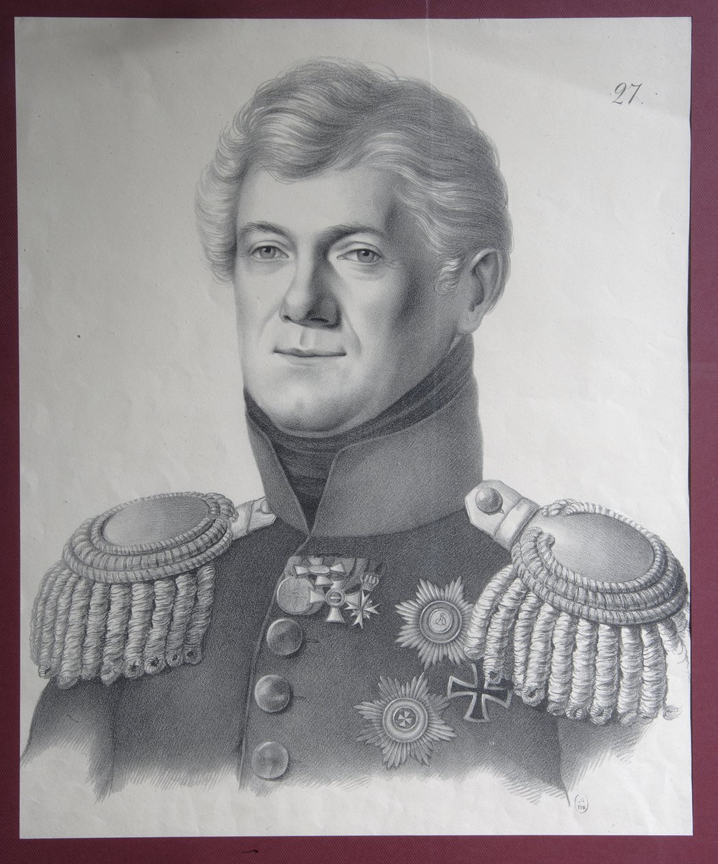 Dmitrij Vlagyimirovics Golicin herceg portréja 1771-1844, 1820-as évek alkotó: Gustav Adolf Hippius