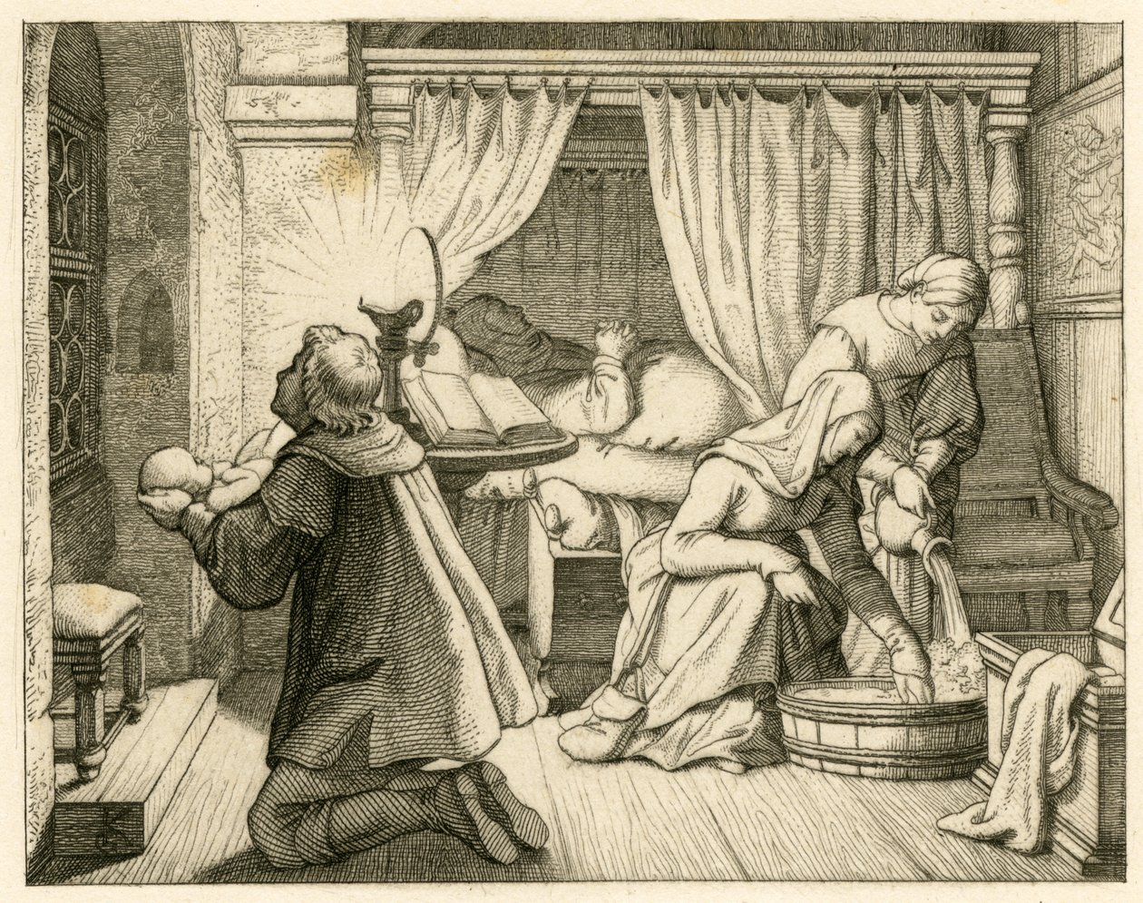 Luther Márton születése alkotó: Gustav Ferdinand Leopold Konig
