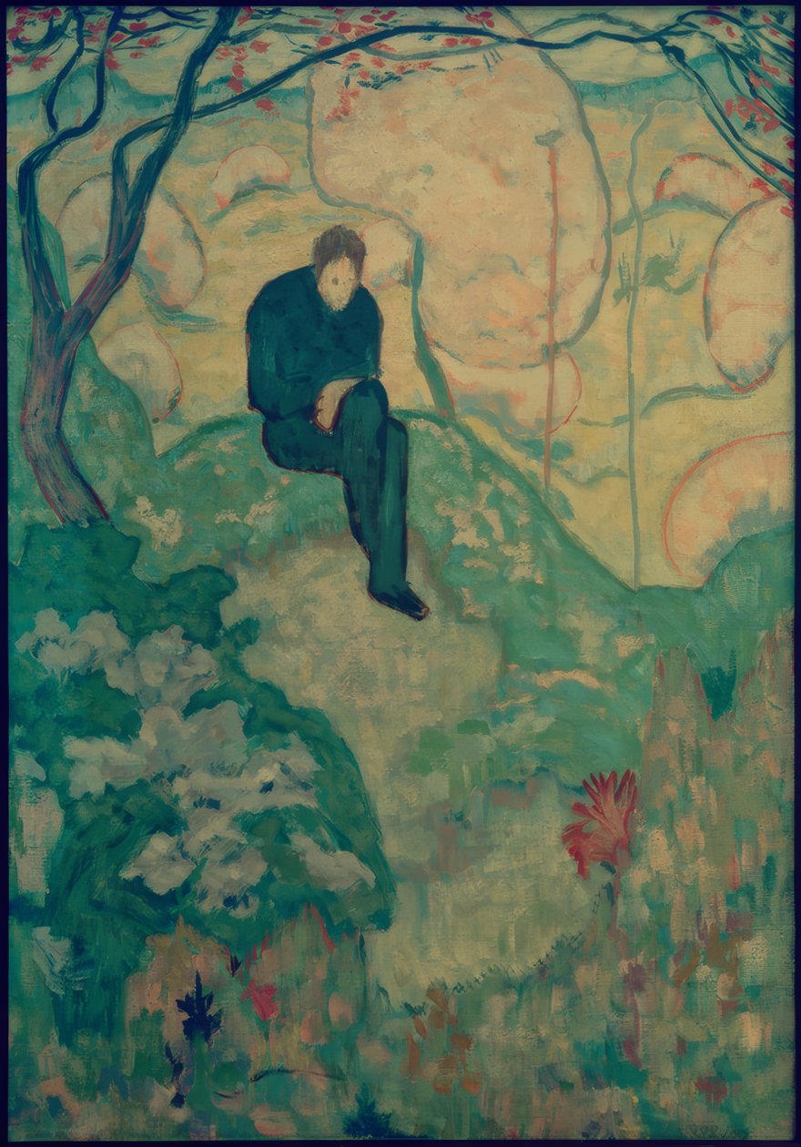 Fiatal férfi táj alkotó: Gustav Gildemeister