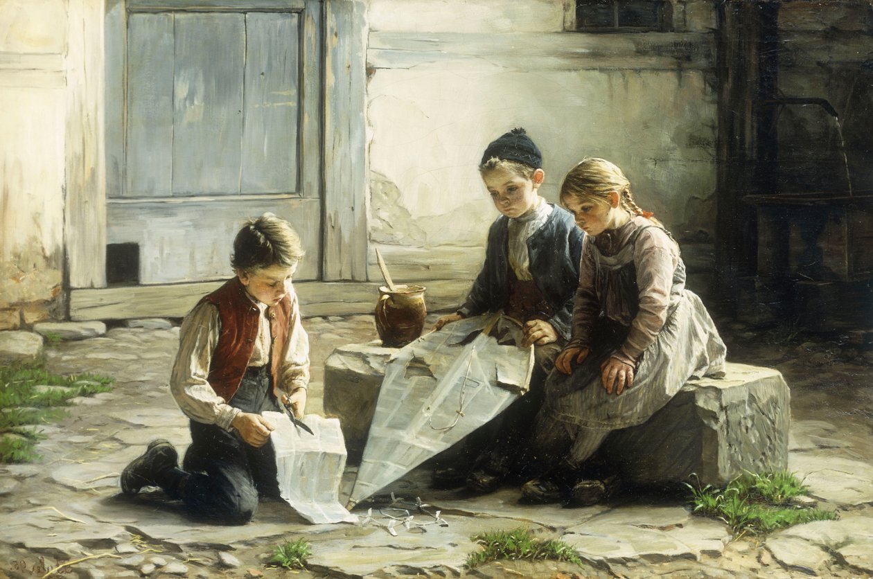 A sárkány javítása, 1895 alkotó: Gustav Igler