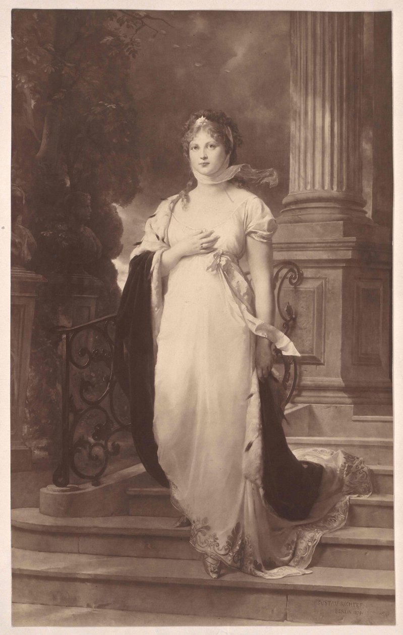Mecklenburg-Strelitz Louise mecklenburg-strelitz-i hercegnő alkotó: Gustav Karl Ludwig Richter