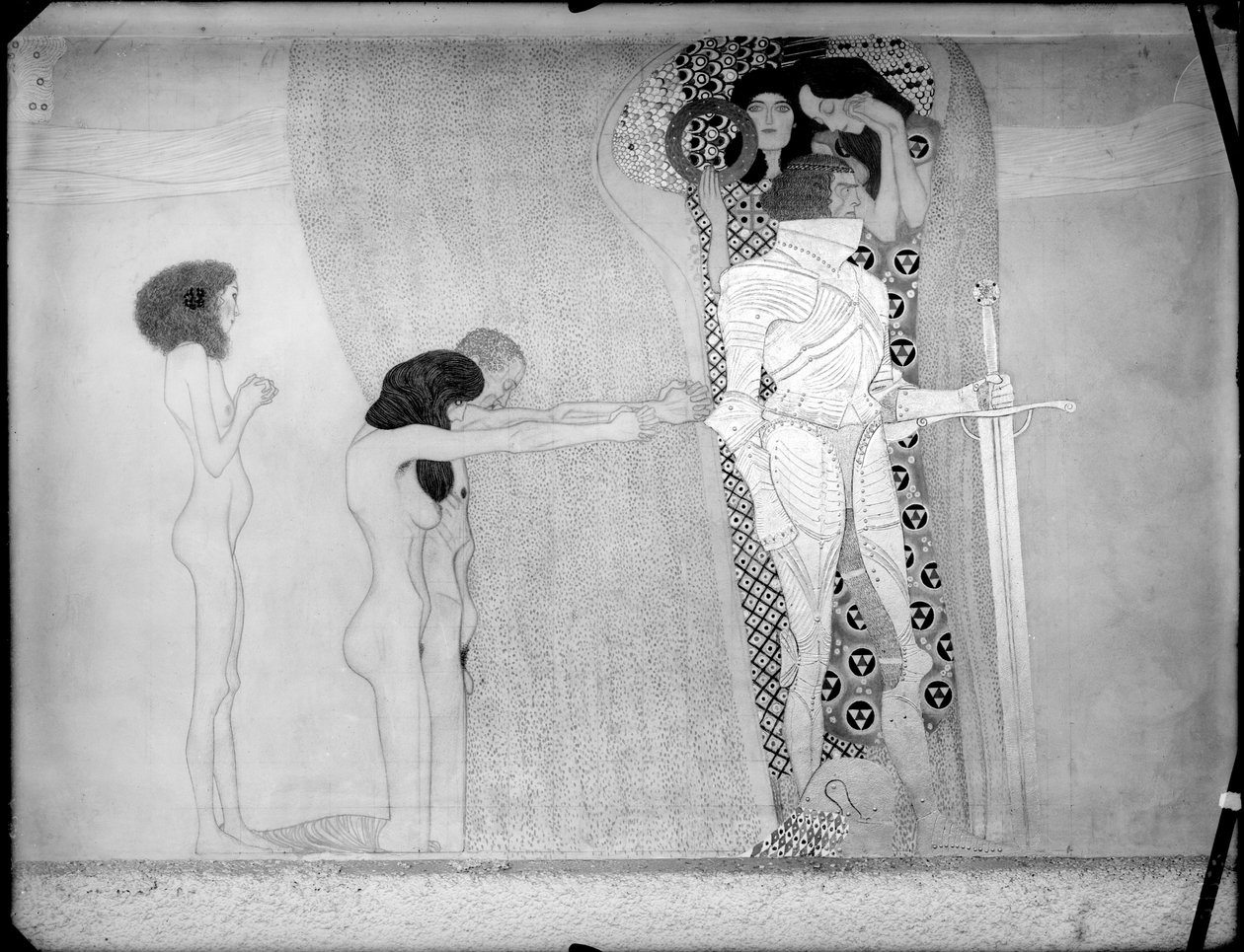A bécsi szecesszió 14. kiállítása alkotó: Gustav Klimt