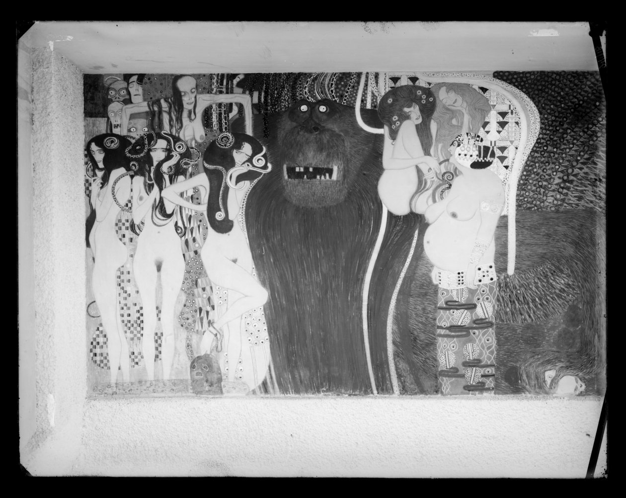 A bécsi szecesszió 14. kiállítása alkotó: Gustav Klimt