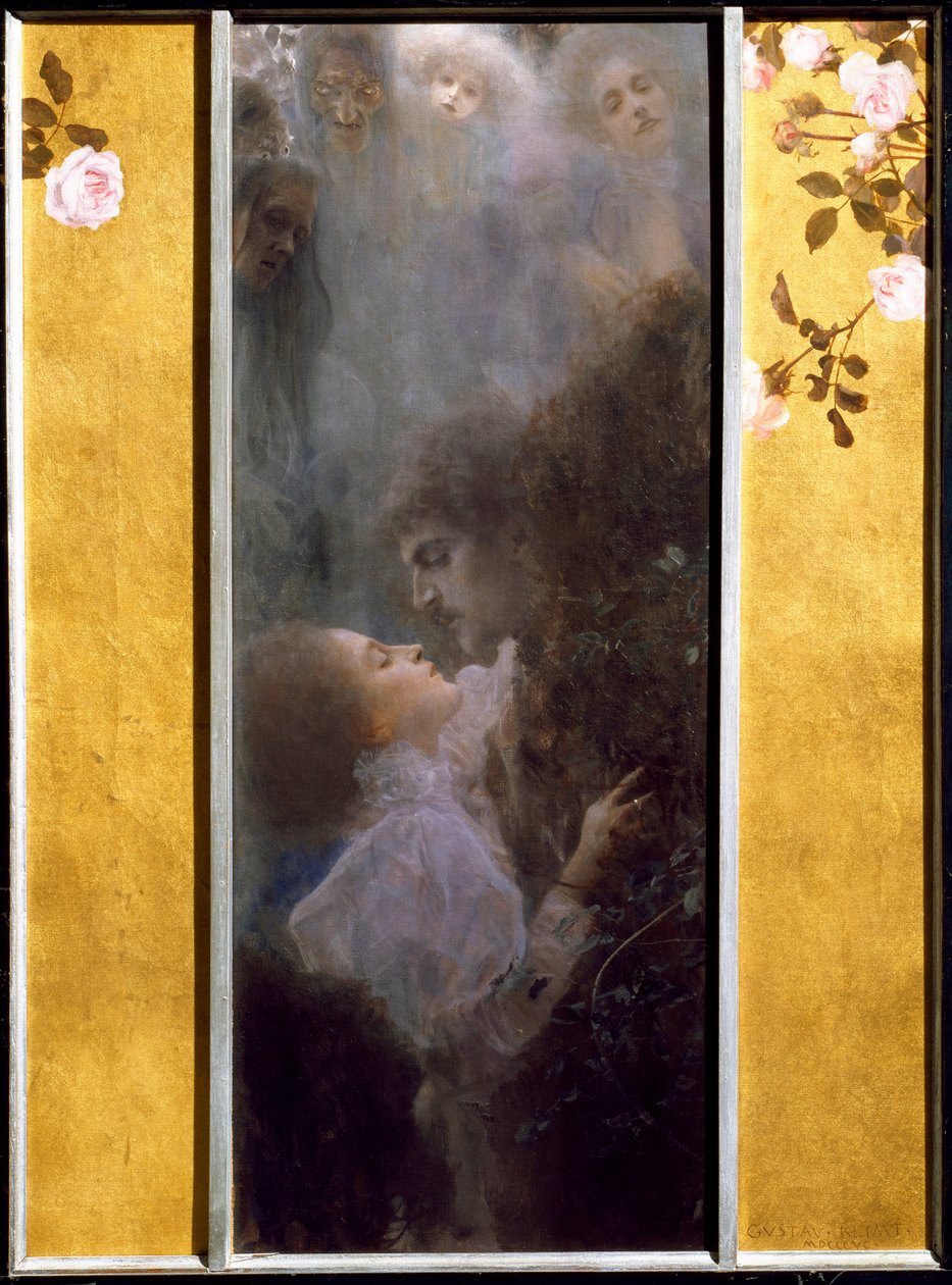 Gustav Klimt (1862-1918) szerelem allegóriája alkotó: Gustav Klimt