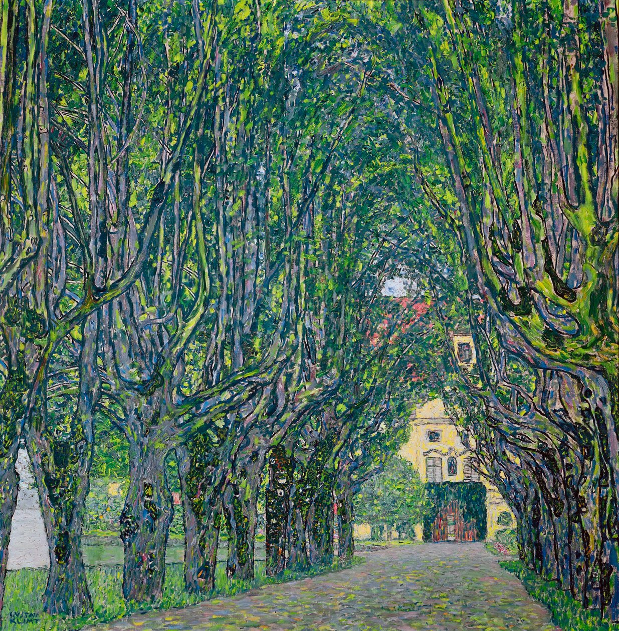 Avenue a Kammer-kastély parkjában, 1912 alkotó: Gustav Klimt