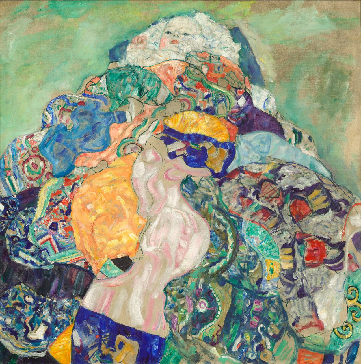 Baba (Bölcső), 1917-18 alkotó: Gustav Klimt
