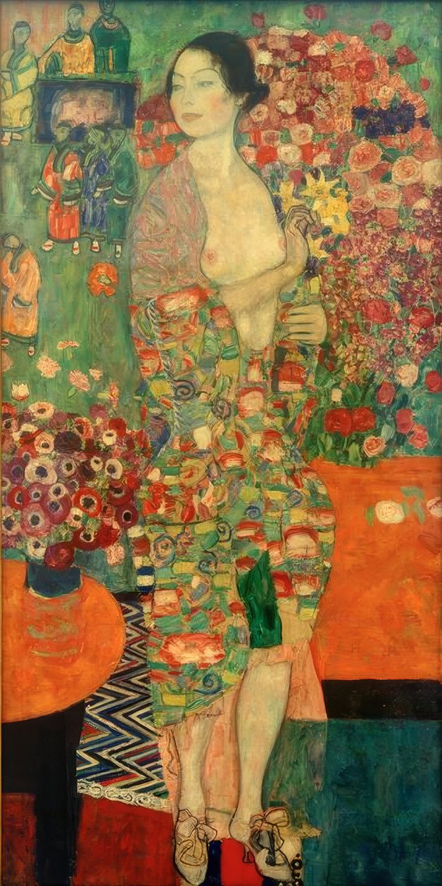 A táncosnő alkotó: Gustav Klimt