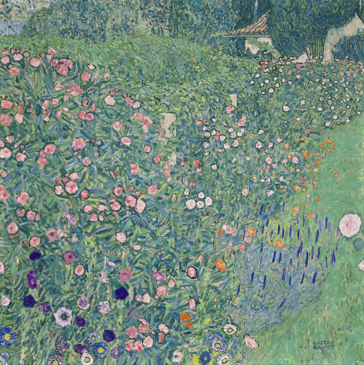 Olasz kertészeti táj, 1913. alkotó: Gustav Klimt