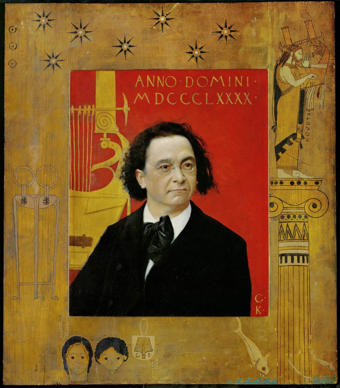 Joseph Pembauer, zongoraművész és zongoratanár alkotó: Gustav Klimt