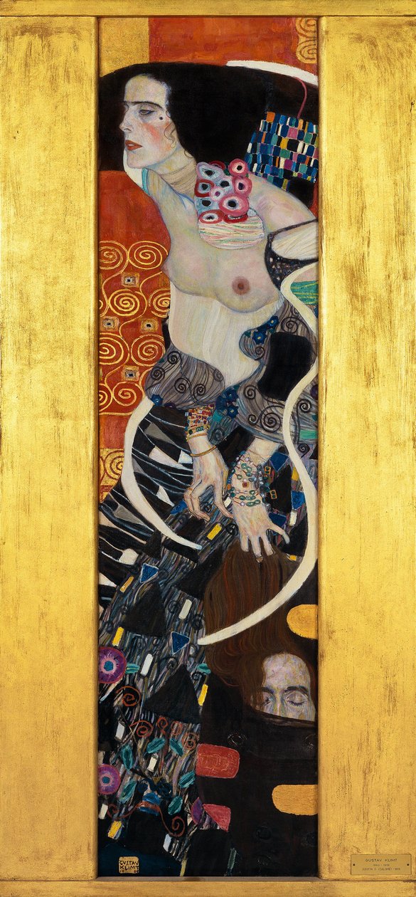 II. Judit (Salome), 1909 (olaj, vászon) alkotó: Gustav Klimt