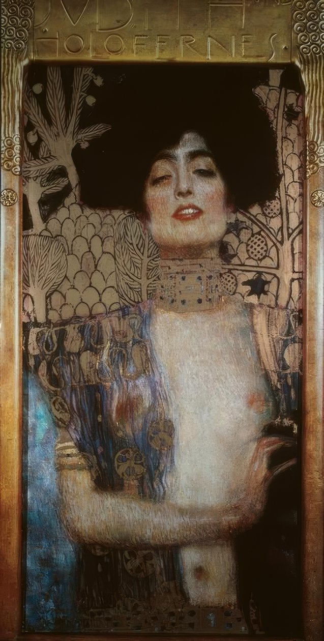 Judit Holofernész fejével. alkotó: Gustav Klimt