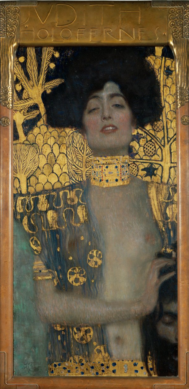 Judit Holofernész fejével. alkotó: Gustav Klimt