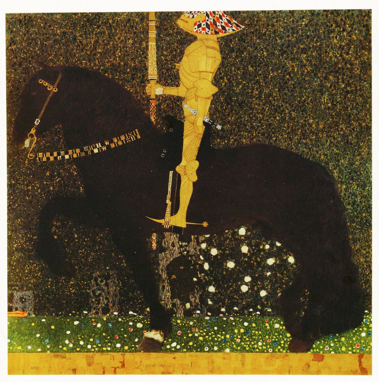 Az élet egy küzdelem vagy az aranylovag alkotó: Gustav Klimt