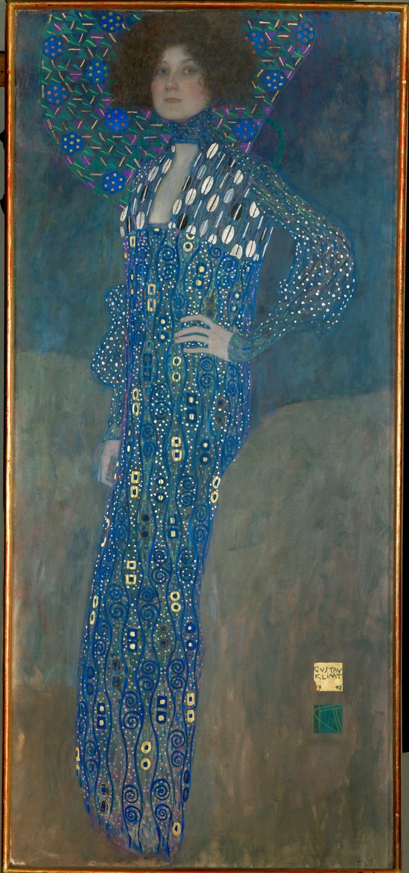 Miss Emilie Floege alkotó: Gustav Klimt