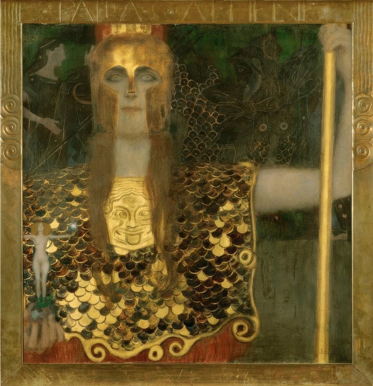 Pallas Athéné alkotó: Gustav Klimt