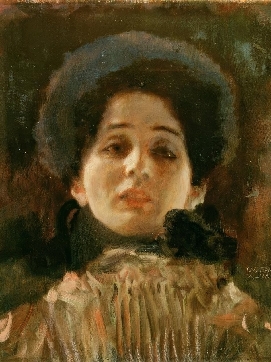 Portré elöl alkotó: Gustav Klimt