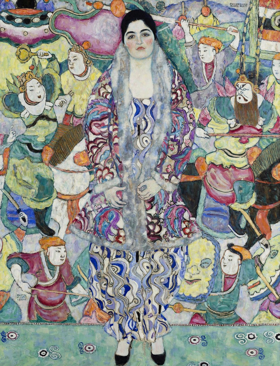 Frederika Maria Beer portréja alkotó: Gustav Klimt