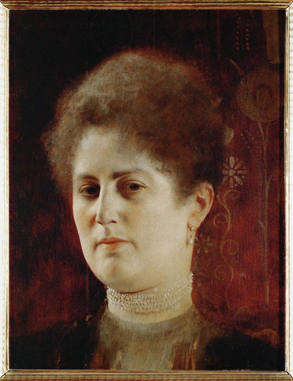 Hölgyportré, 1894 körül (olaj, fa) alkotó: Gustav Klimt