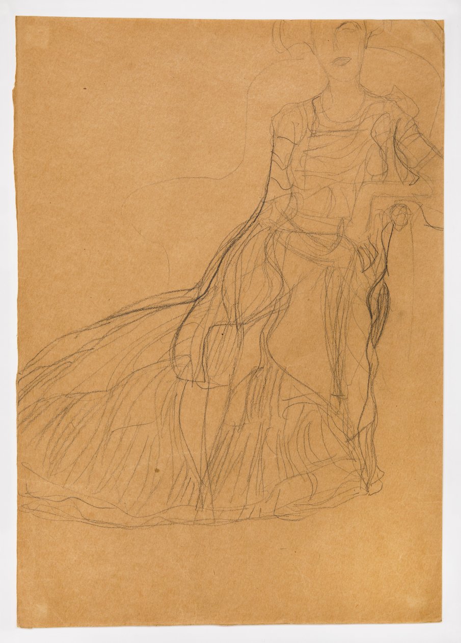 Ülő hölgy (Adele Bloch-Bauer) alkotó: Gustav Klimt