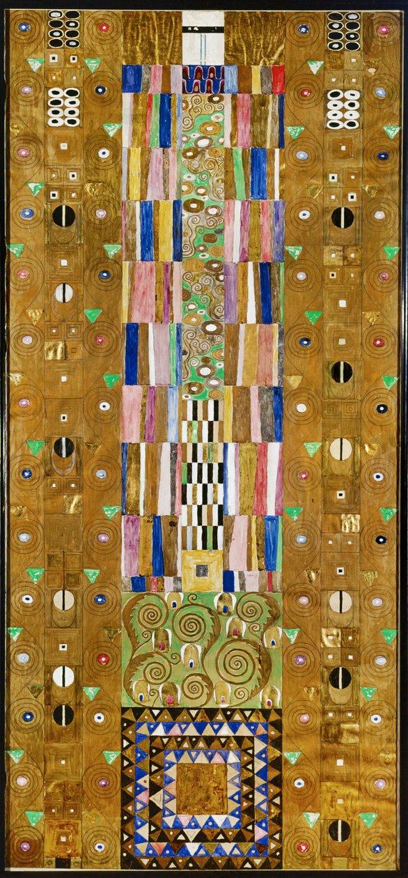 A lovag vázlata a brüsszeli Palais Stoclet frízéből alkotó: Gustav Klimt