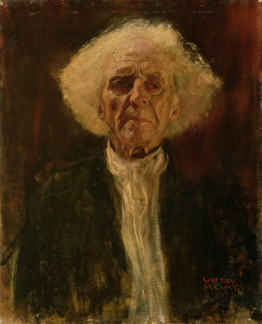 Tanulmány a vak ember fejéről alkotó: Gustav Klimt