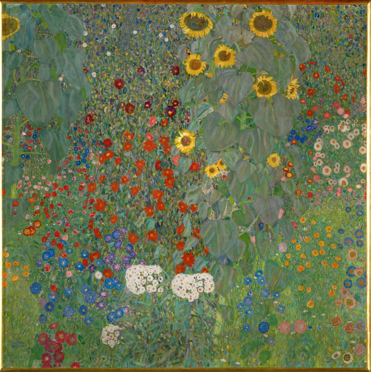 Napraforgók alkotó: Gustav Klimt