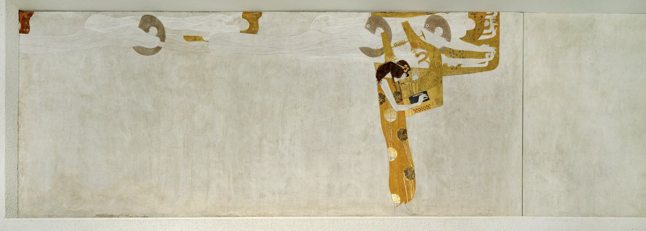 A Beethoven-fríz, részlet alkotó: Gustav Klimt