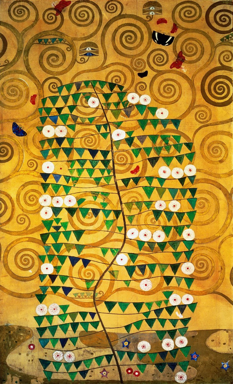The Stoclet Frieze, Részlet: Életfa, 1905-1909 alkotó: Gustav Klimt