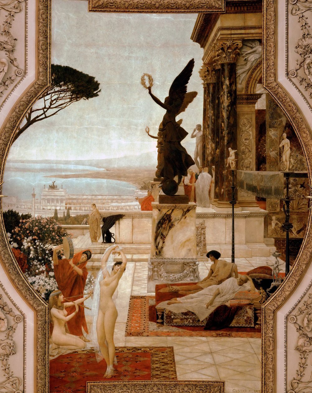 A taorminai színház, 1884-1888 alkotó: Gustav Klimt