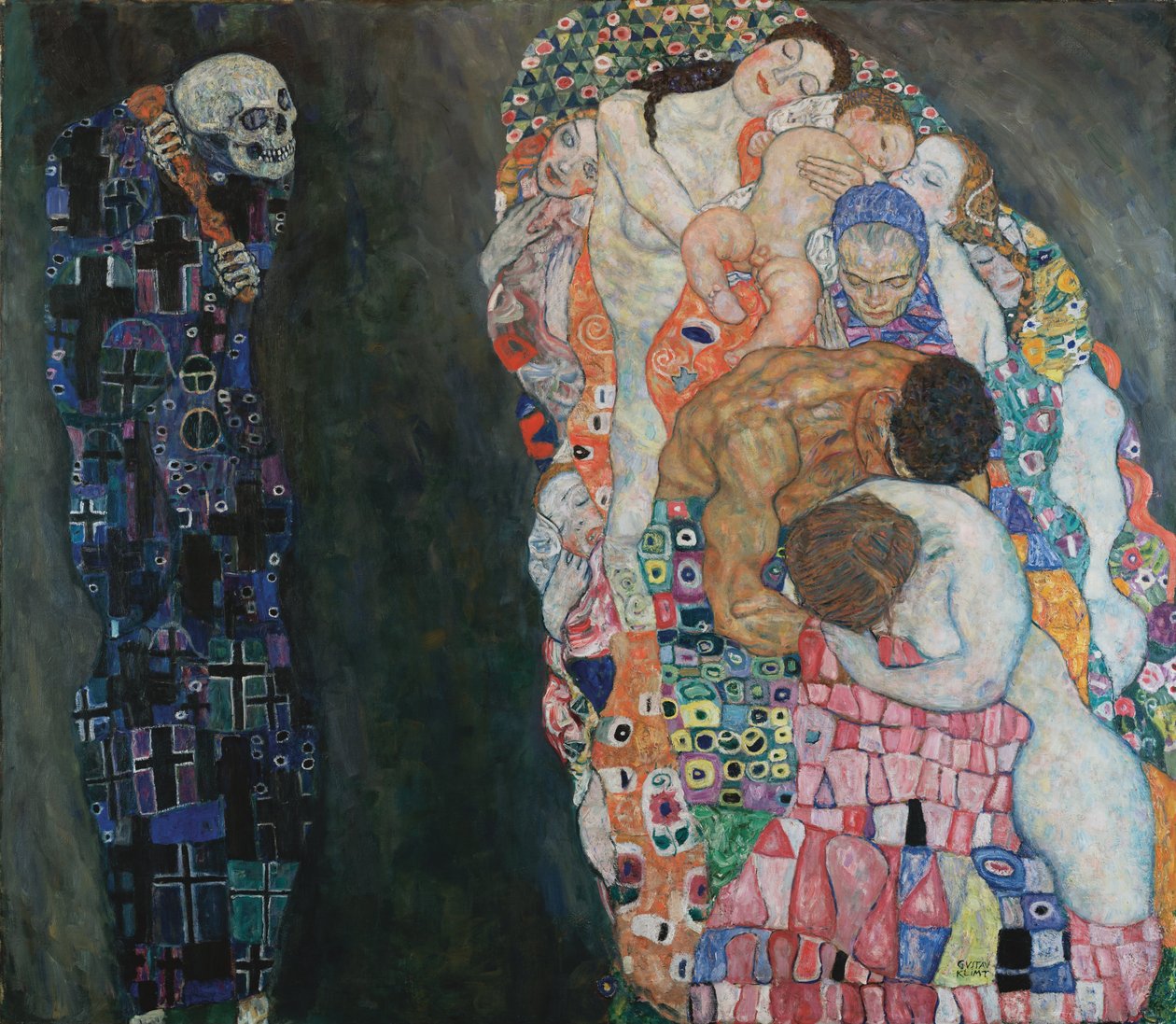 „Halál és élet” alkotó: Gustav Klimt