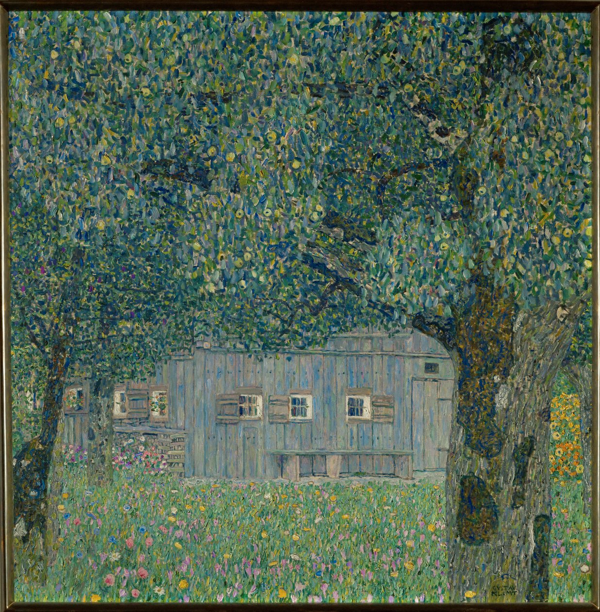 Felső-ausztriai parasztház alkotó: Gustav Klimt