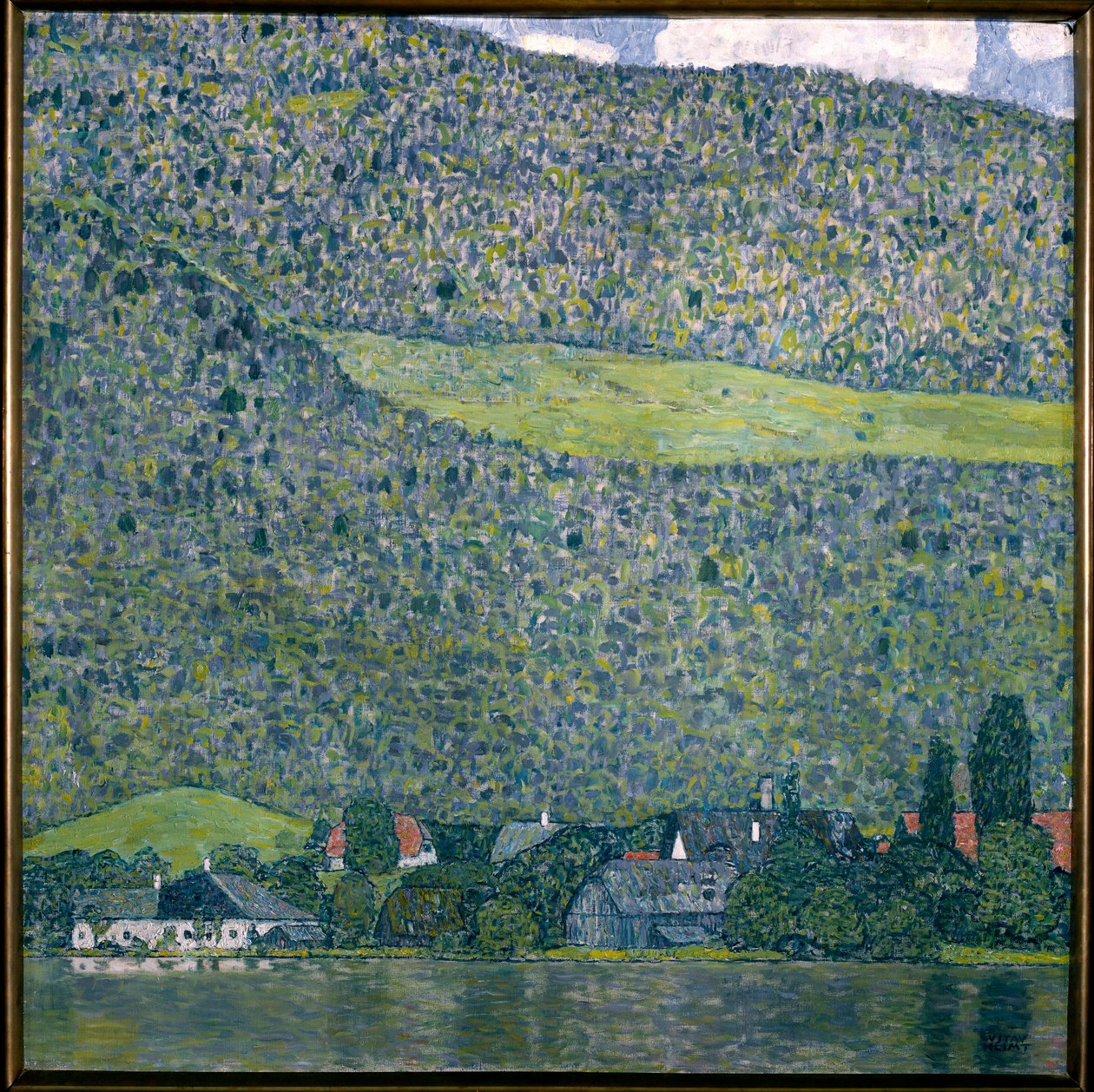 Kilátás az Unterach kastélyra az Attersee-tavon, 1915 alkotó: Gustav Klimt