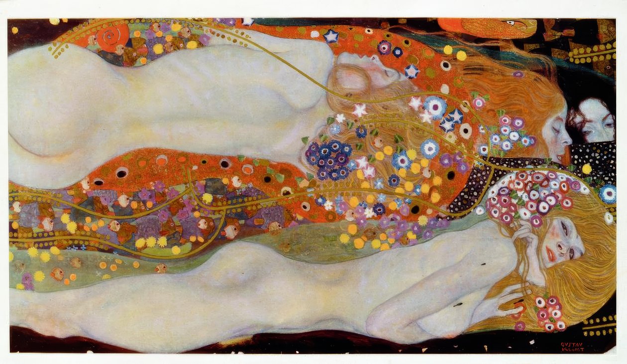Vízi kígyók II alkotó: Gustav Klimt