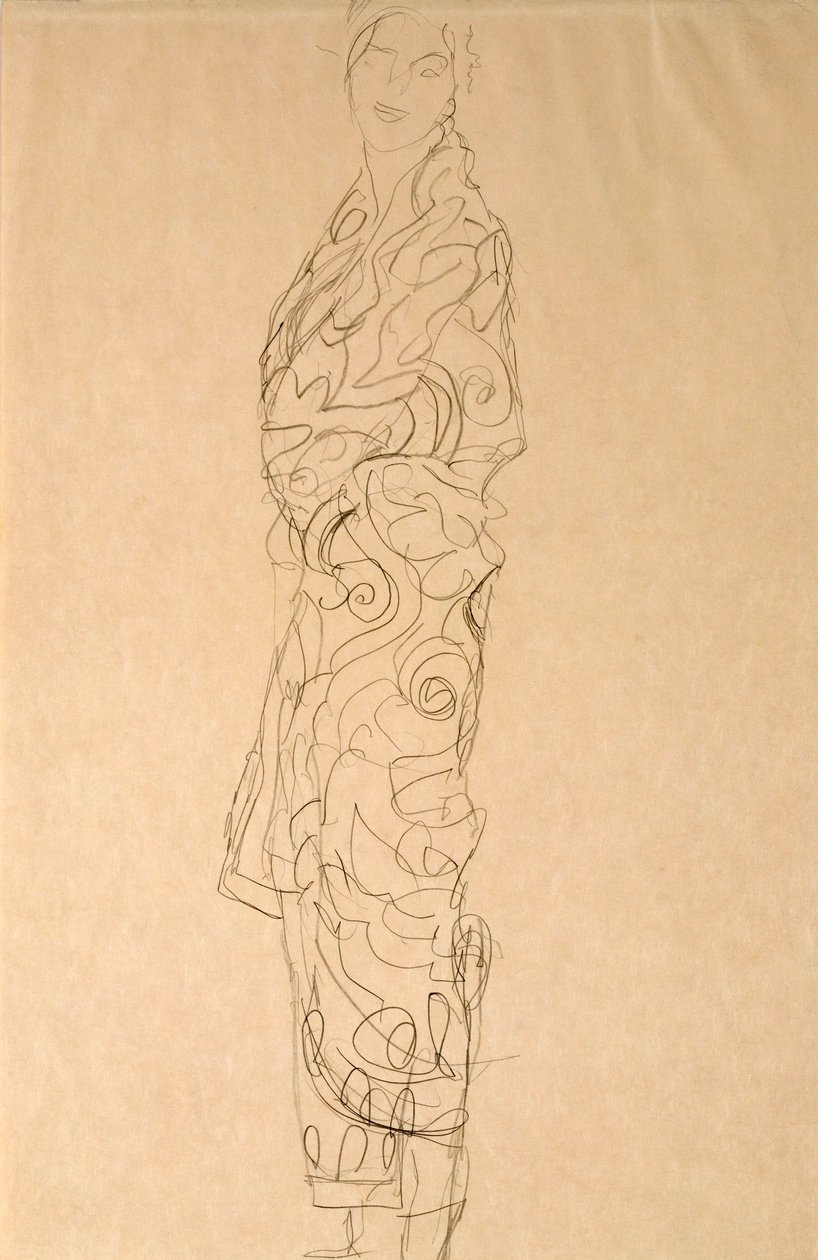 Nő kimonóban alkotó: Gustav Klimt
