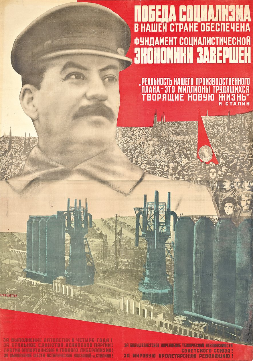 A szocializmus győzelme hazánkban alkotó: Gustav Klucis