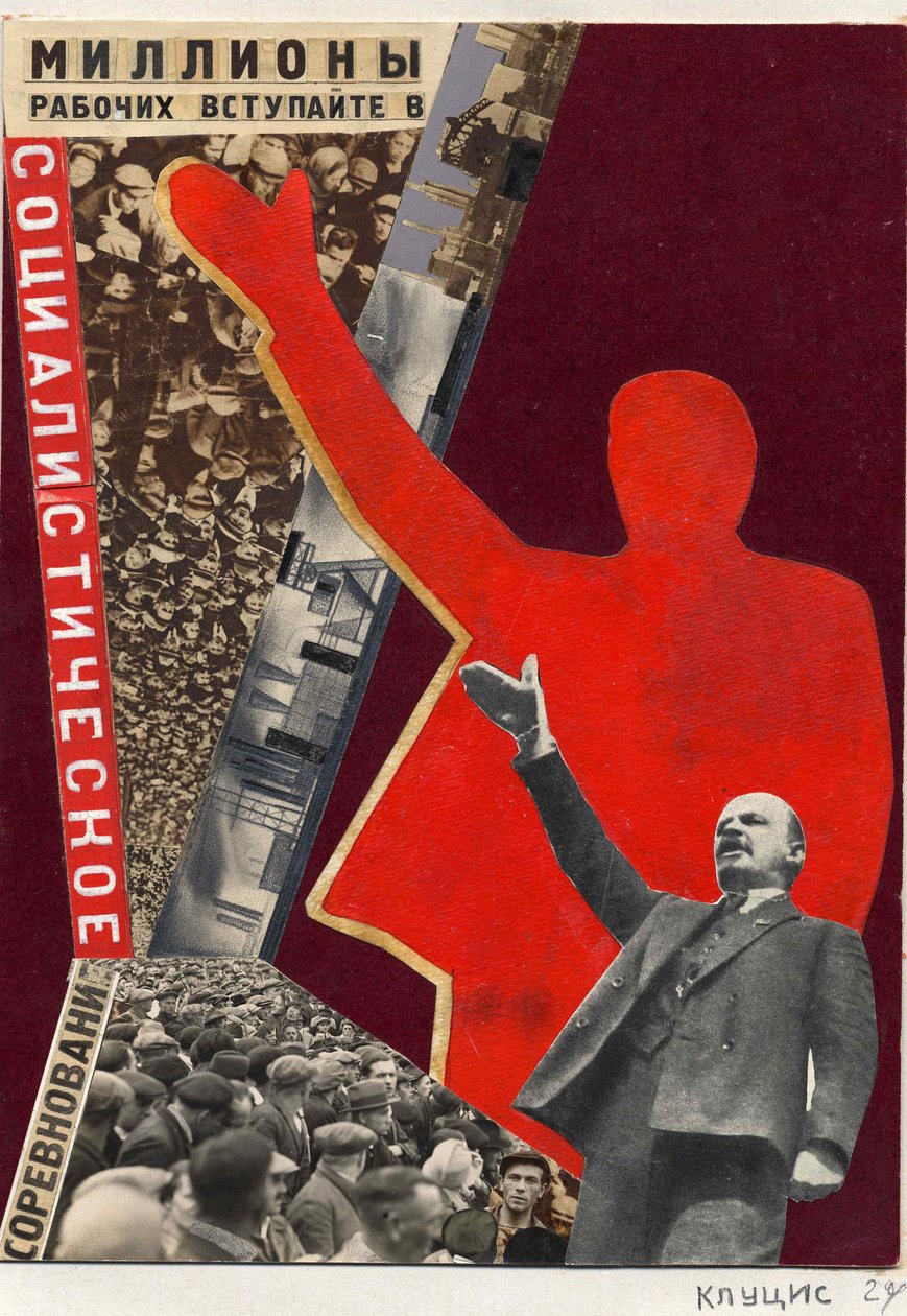 Dolgozók milliói! Csatlakozz a szocialista versenyhez! , 1927 körül. alkotó: Gustav Klutsis