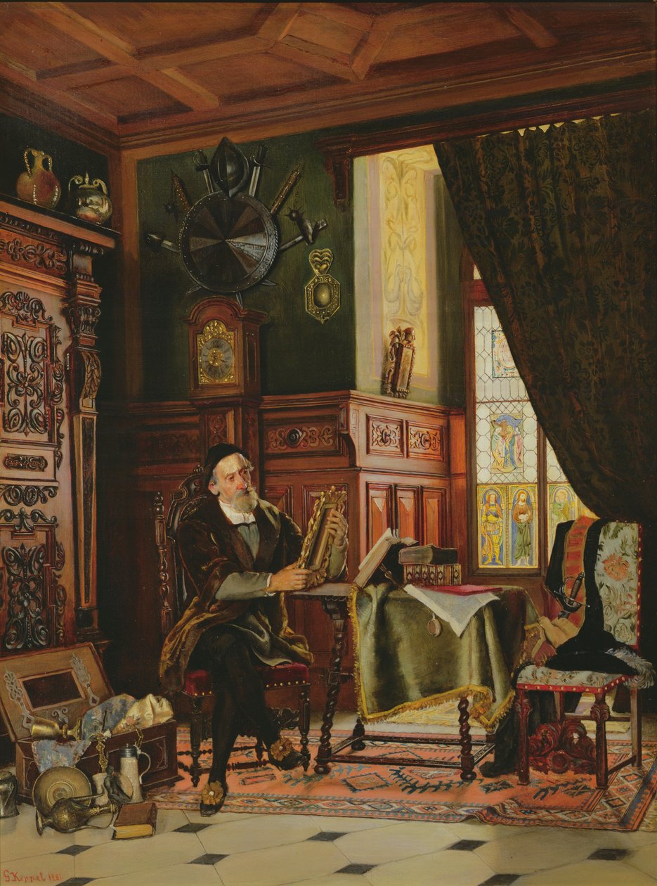 A régiséggyűjtő alkotó: Gustav Koppel