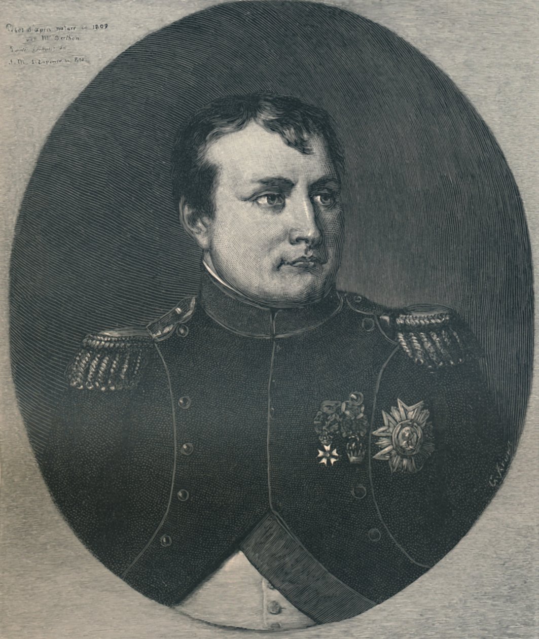 Napóleon Bonaparte 1809-ben, 1896-ban alkotó: Gustav Kruell