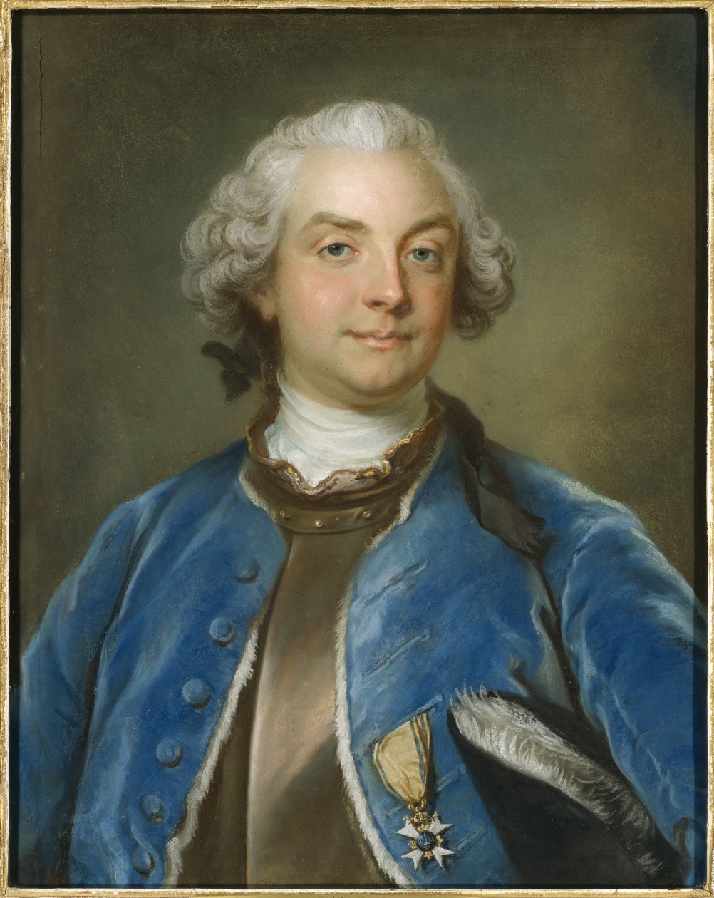 Fredrik Axel von Fersen gróf (1719-1794) portréja, Lundberg, Gustaf (1695-1786). Pasztell papíron alkotó: Gustav Lundberg
