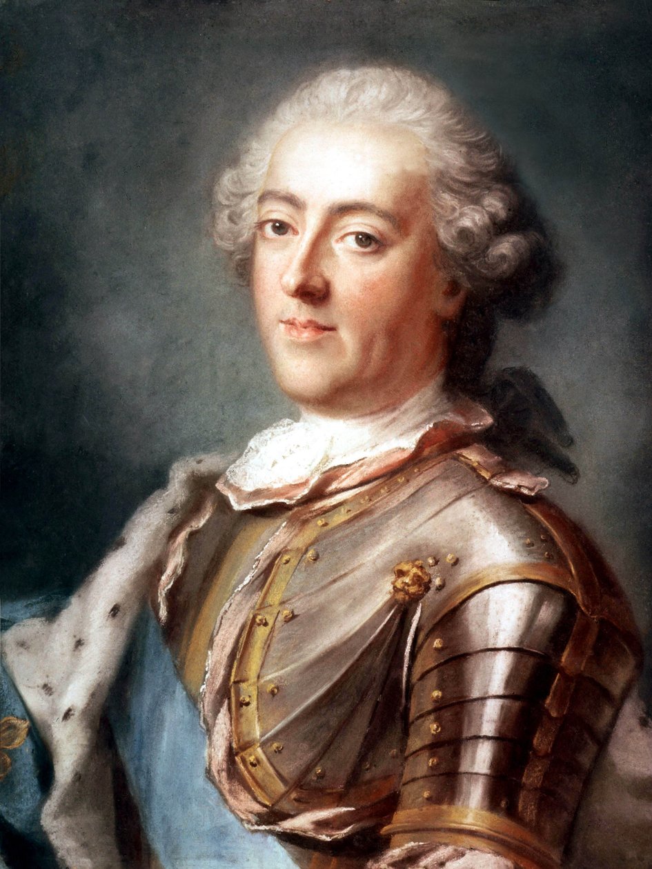 XV. Lajos francia király (1710-1774) király 1715-1774 között 740 körül (pasztell) alkotó: Gustav Lundberg
