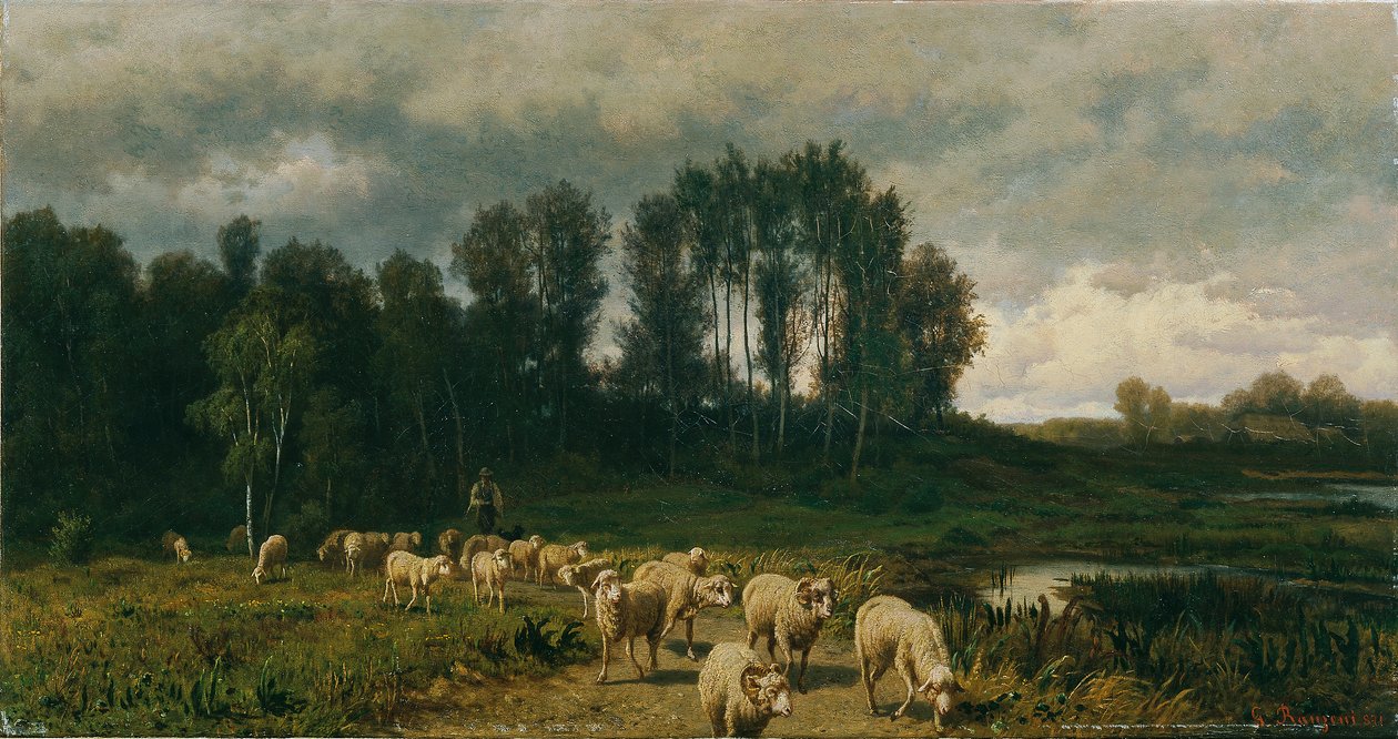 Zivatar előtt alkotó: Gustav Ranzoni