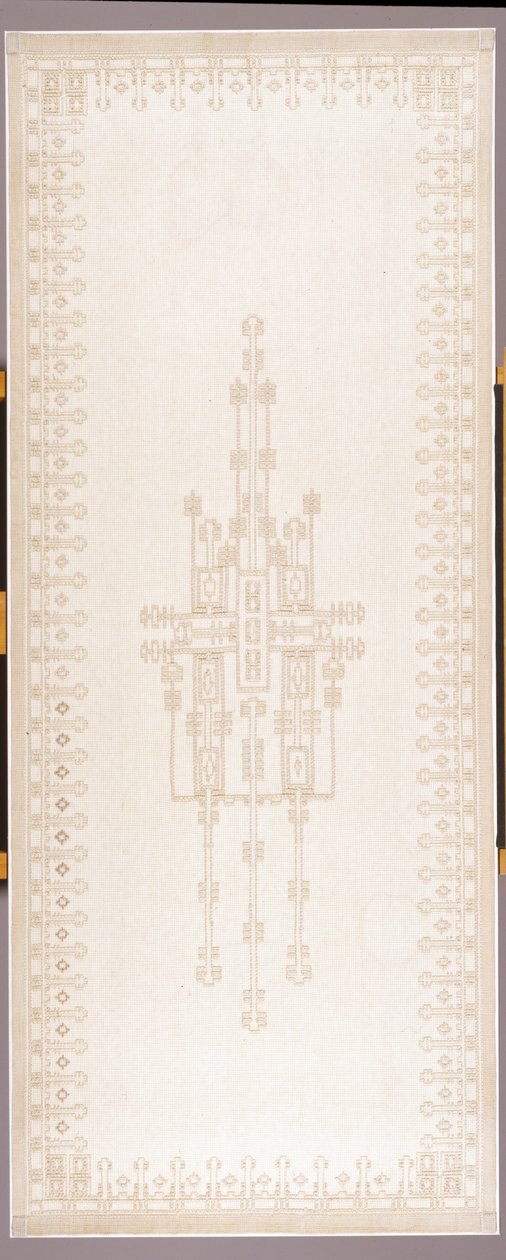 Függönypanel, 1908 körül (pamut és lenvászon) alkotó: Gustav Stickley